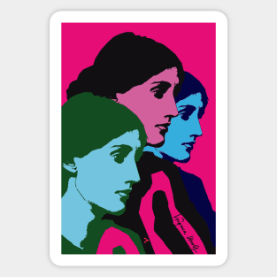 Virginia Woolf III Sticker